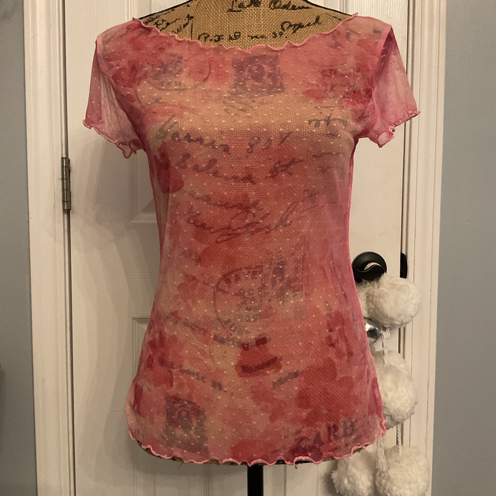 Free People FloralSheer Top - Picture 5 of 8